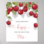 Cherry Wie viele Kisses Brautparty Poster (Vorne)