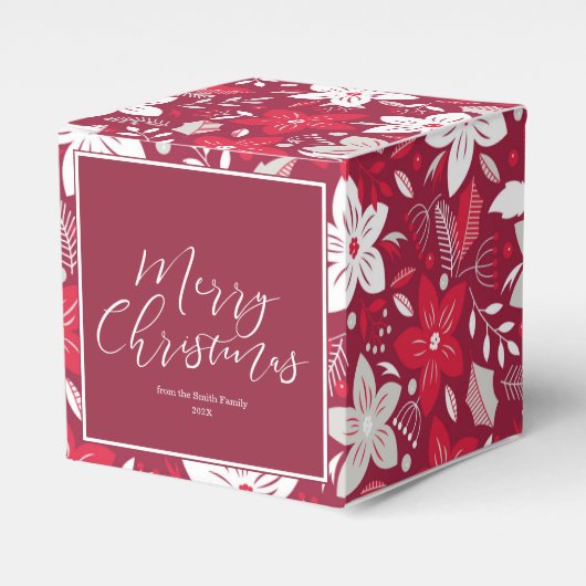 Cherry Wine Christmas | Benutzerdefiniert Geschenkschachtel (Vorderseite)