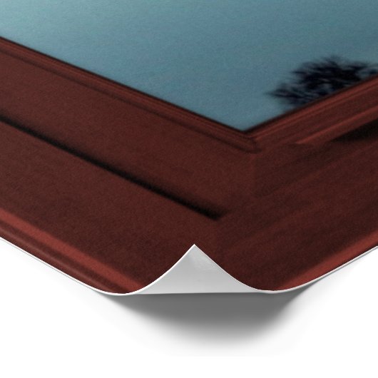 Cherry Wood Picture Window Mountain View 1 von 3 Poster (Ecke)