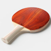 Cherry wood texture custom monogram. tischtennis schläger (Vorderseite)