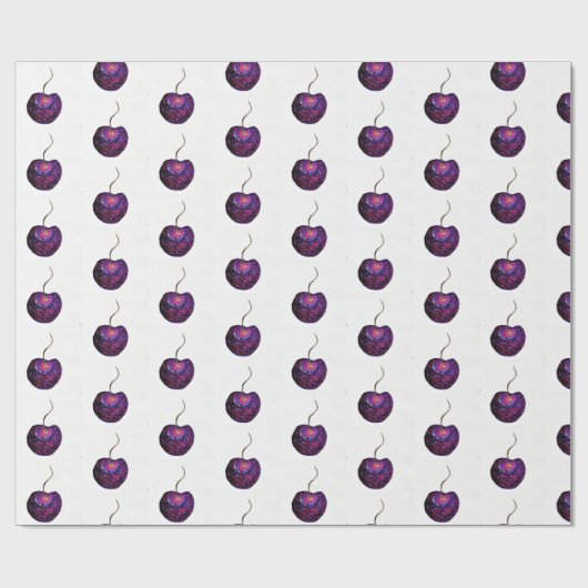 Cherry Wrapping Paper Geschenkpapier (Flach)