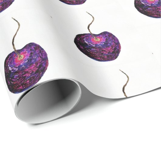 Cherry Wrapping Paper Geschenkpapier (Rolleneckpunkt)