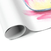 Cherry Wrapping Paper Juice Fresh Cool Drink Geschenkpapier (Rolleneckpunkt)