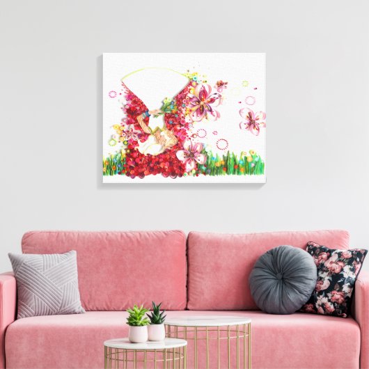 CherryBlossom Leinwanddruck (Insitu (Wohnzimmer))