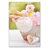 Cherryblossoms Blume Blumenzehen Tischnummer (Rückseite)