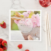 Cherryblossoms-Heirat Serviette (Beispiel)