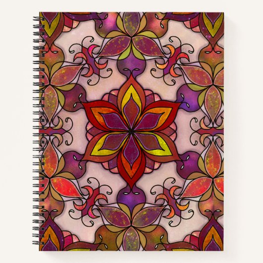 „Cherryfire Phlox“ Notizblock (Vorderseite)