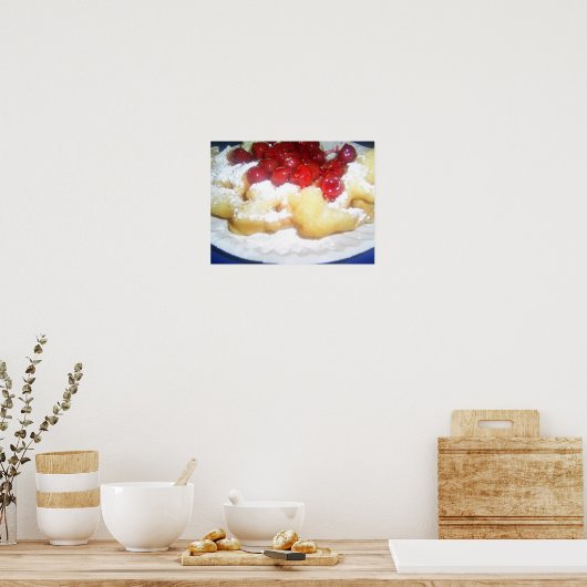 Cherryl Funnel Cake Poster (Küche)