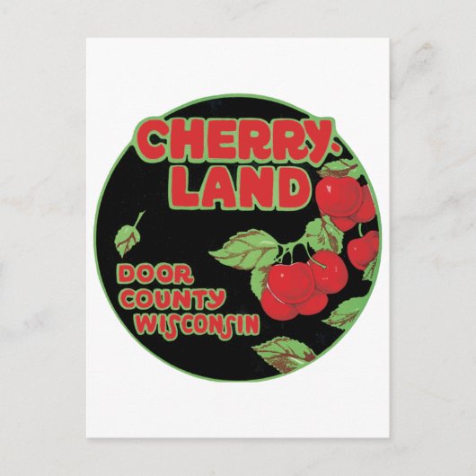 Cherryland Door Landkreis Wisconsin Postkarte (Vorderseite)