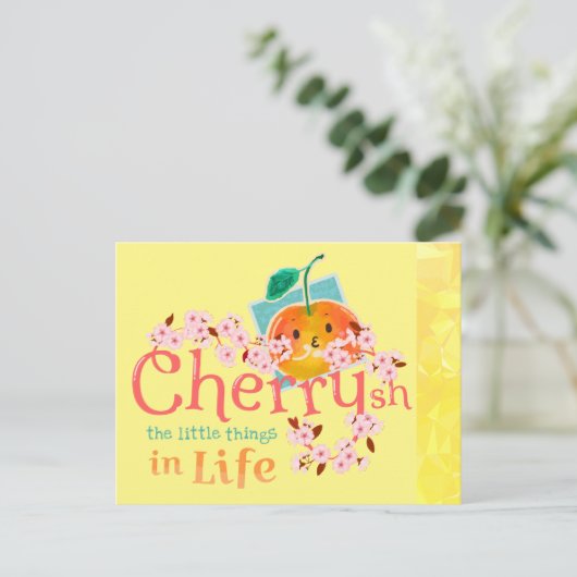 Cherrysh the Little Things in Life - Der sonnige G Postkarte (Stehend Vorderseite)