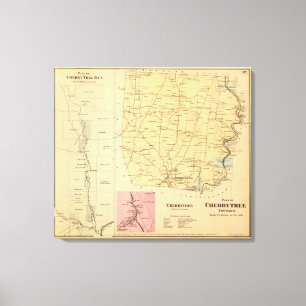 Cherrytree Township Leinwanddruck