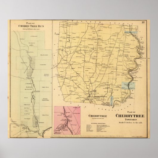 Cherrytree Township Poster (Vorne)