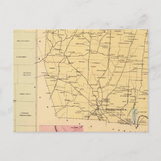 Cherrytree Township Postkarte (Vorderseite)