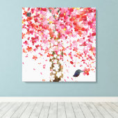 Cherrytreebird Leinwand (Insitu (Holzboden))