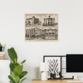 Cherryvale, Kansas Poster (Heimbüro)