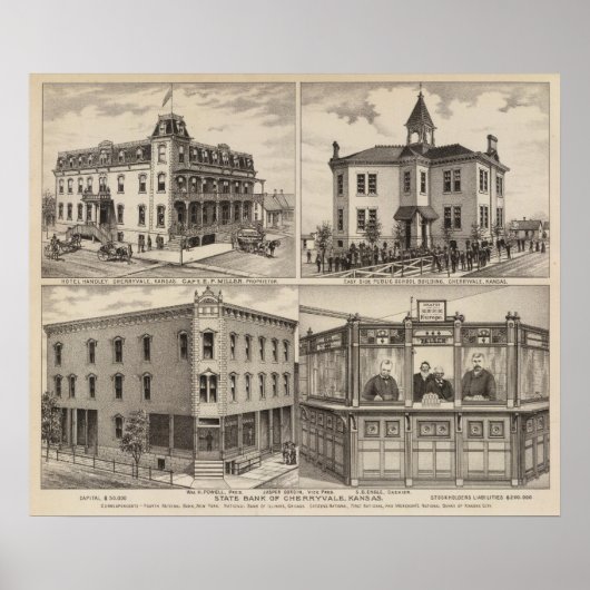 Cherryvale, Kansas Poster (Vorne)