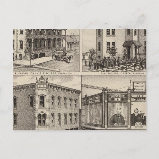 Cherryvale, Kansas Postkarte (Vorderseite)