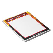 Cherryville Fire Dept. notepad Notizblock (angewinkelt)