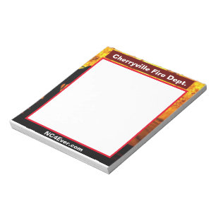 Cherryville Fire Dept. notepad Notizblock
