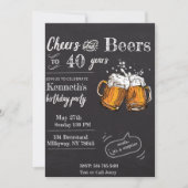 Chers and Bers 60 40. 50. 30. 21. Einladung (Vorderseite)