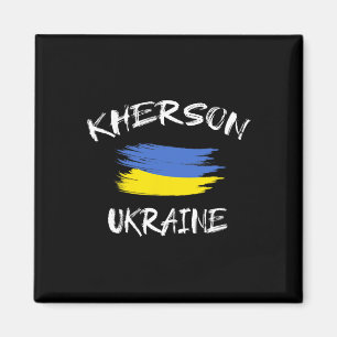 Cherson Ukraine Souvenir Ukrainische Landesflagge Magnet