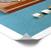 Chert-Gewichte und Kupferbilanz, Mohenjodaro, 230 Poster (Ecke)
