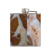 Chert mit Quartz Vein Geologie Flachmann (Rückseite)