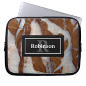 Chert mit Quarz Veins Rock Texture Laptopschutzhülle (Vorderseite)