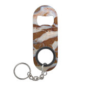 Chert mit Quarzvenen Mini Flaschenöffner (Vorderseite)