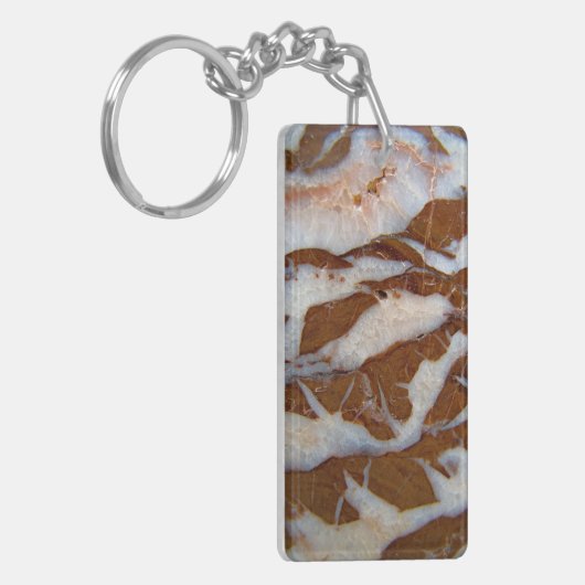 Chert mit Quarzvenen Schlüsselanhänger (Vorderseite links)