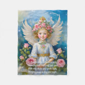 Cherub Angel Blanket Fleecedecke (Vorderseite)