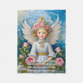 Cherub Angel Blanket Fleecedecke
