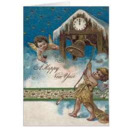 Cherub Angel Clock Midnight Daisy Stars