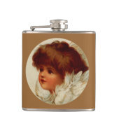 Cherub Angel Flask Flachmann (Vorderseite)