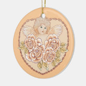 Cherub Angel Heart Custom Ornament (Links)