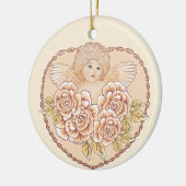 Cherub Angel Heart Custom Ornament (Links)