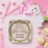 Cherub Angel Heart Pappteller (Party)