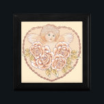Cherub Angel Heart Schmuckschachtel<br><div class="desc">Cherub Angel Heart Keepake Box, Angel Bekleidung, Angel T - Shirt, Angel Hochzeitsgeschenke von ArtMuvz Illustration, passend Angel Bekleidung und Geschenke. Engel Weihnachten und Geburtstagsgeschenke. Engel-Geschenke sind eine nachdenkliche und sinnvolle Art, jemandem zu zeigen, den Sie interessieren. Egal, ob Sie ein Geschenk für einen Freund, ein Familienmitglied oder einen geliebten...</div>