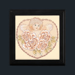 Cherub Angel Heart Schmuckschachtel<br><div class="desc">Cherub Angel Heart Keepake Box, Angel Bekleidung, Angel T - Shirt, Angel Hochzeitsgeschenke von ArtMuvz Illustration, passend Angel Bekleidung und Geschenke. Engel Weihnachten und Geburtstagsgeschenke. Engel-Geschenke sind eine nachdenkliche und sinnvolle Art, jemandem zu zeigen, den Sie interessieren. Egal, ob Sie ein Geschenk für einen Freund, ein Familienmitglied oder einen geliebten...</div>
