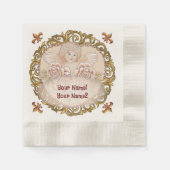 Cherub Angel Heart Serviette (Vorderseite)