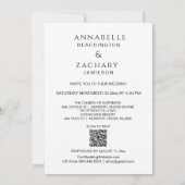 *~* Cherub AR6 Viktorianisch QR FOTO UAWG Wedding Einladung (Rückseite)