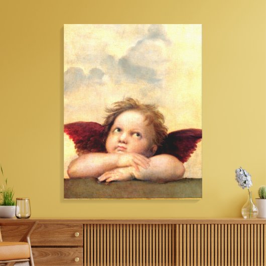 Cherub by Raphael Leinwanddruck (Insitu (Wohnzimmer))