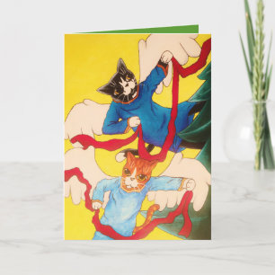 Cherub Cats Feiertagskarte
