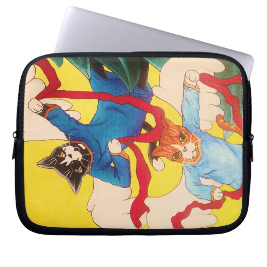 Cherub Cats Laptopschutzhülle (Vorderseite)