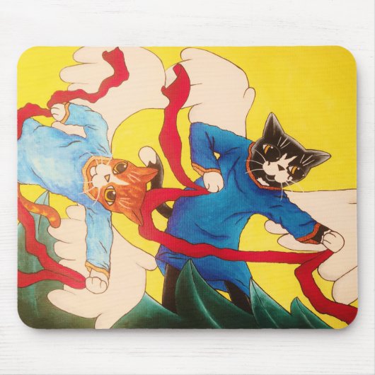 Cherub Cats Mousepad (Vorne)