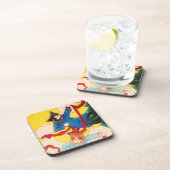 Cherub Cats Untersetzer (Rechte Seite)