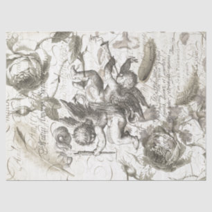 Cherub Collage Seidenpapier