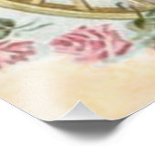 Cherub Cupid Mail Rose Candy Cart Fotodruck (Ecke)