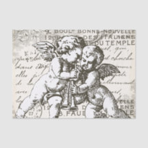 Cherub Decoupage Tissue Paper - Französisch Vintag