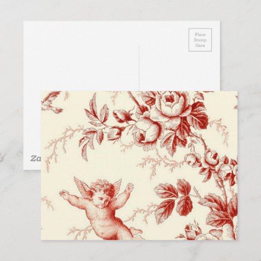 Cherub der Liebe Postkarte (Vorne/Hinten)